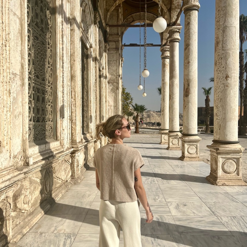 Freya Knitted Short Sleeve Women's Top Oatmeal Free People